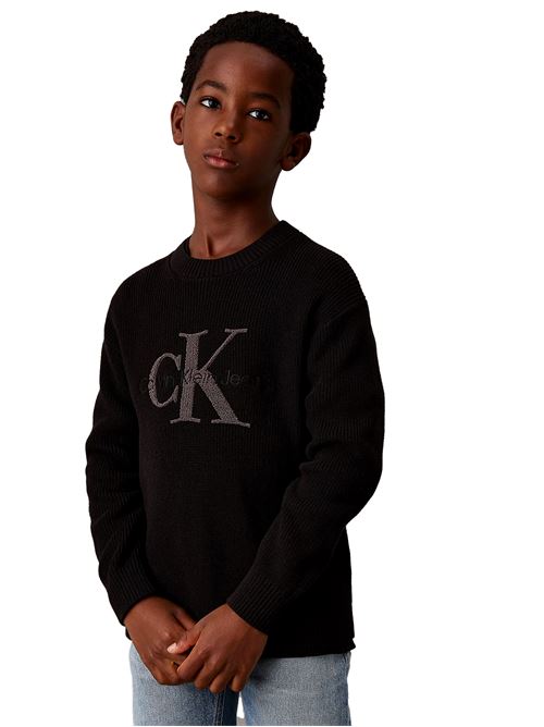 CALVIN KLEIN Relaxed Sweater for Boys CALVIN KLEIN | CKIB0IB02219TBEH